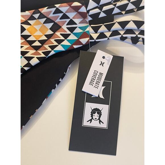 HURLEY MAX MOSAIC GEO MODERATE BOTTOM SIZE XXLARGE - Picture 2 of 8